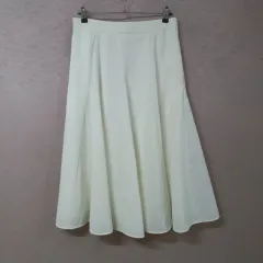 B3-27/LATT アイボリー ロング丈スカート レディース