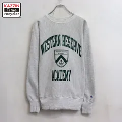 90s vintage Champion カレッジ 3段プリント リバースウィーブスウェット メンズ 表記Lサイズ