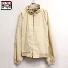 90s エディバウアー チェックブルゾン 白タグ XXL メンズ可スイング