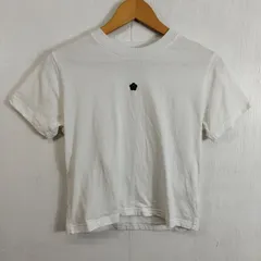 PUBLUX パブリュクス MARY QUANT マリークヮント コラボ 半袖 Tシャツ スペシャルモデル ワンポイント刺繍 デイジー ピチT ホワイト レディース サイズ F D669