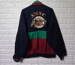 希少 90s ロロピアーナ生地 ORVISストームシステム レザージャケット L