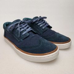 極美品 UGGヘプナー ウーヴン 28.5cm ネイビー スエード スニーカー 