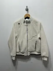 デサント 白 ボアフリース ジャケット Sのサムネイル