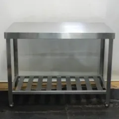 業務用 ステンレス  作業台 W1000 D630 H750ｍm 厨房  架台 オーブン スチコン 台 ガス台 コンロ台 W100 D63 H75cm 隙間のサムネイル