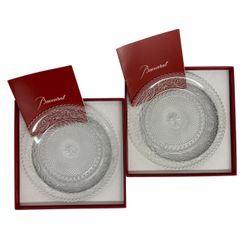 Baccarat クリスタルプレート皿 2枚セット - メルカリ