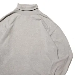90's バナナリパブリック タートルネック ヘビーウェイトコットン Tシャツ (L) 霜降り灰ロンT 無地 フライス地 バナリパ 旧タグ オールド アメリカ古着 USED ビンテージ ヴィンテージのサムネイル