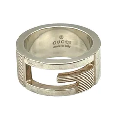 グッチ GUCCI リング・指輪 オープンGリング シルバー925 レディース