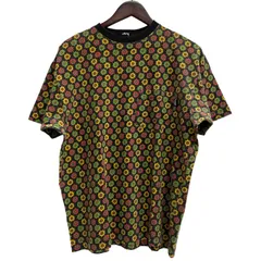 ステューシー STUSSY 80'S 初期 黒タグ USA製  ラスタカラー Tシャツ マルチカラー Sサイズ 201MT-5869 VB