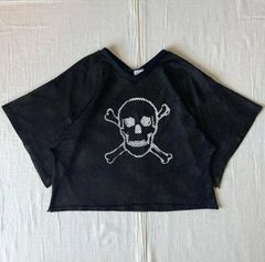 初期 Roen HYDE着系 メッシュタンクトップ ブラック スカル - メルカリ