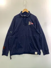 【中古品】 Polo By Ralph Lauren ポロバイラルフローレン 90's RUGGER SHIRT 90年代 ラガーシャツ トップス 長袖 ポロシャツ 【146-260429-kk-26-min】