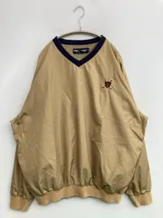 POLO GOLF RALPH LAUREN ポロゴルフラルフローレン ブルゾン M ベージュ 無地 刺繍 ミドル丈 フードなし プルオーバー