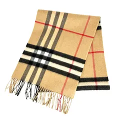 BURBERRY】バーバリー マフラー ノバチェック ベージュ系【中古】 USED-A 【9304】