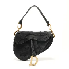Christian Dior クリスチャンディオール ショルダーバッグ サドルバッグ カムフラージュ エンブロイダリー【中古】