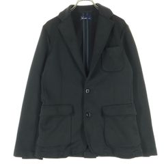 FRED PERRY フレッドペリー テーラードジャケット XS 黒ジャージ素材