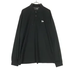 NEW ERA ニューエラ 長袖 ポロシャツ XL ブラック メンズ 古着のサムネイル