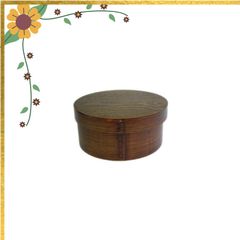 【未使用展示品】桜皮茶櫃 桜皮細工 茶びつ レトロ 一部欠けあり 【説明文必読】 未使用展示品】桜皮茶櫃 桜皮細工 茶びつ レトロ 一部欠けあり 【説明