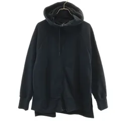 NIKE ナイキ 長袖 スウェット ジップパーカー L ブラック DRI-FIT メンズ 古着
