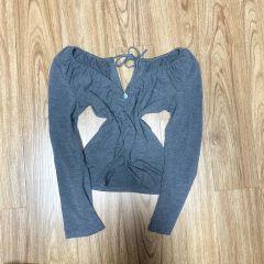 paloma wool グレー ラッフル長袖Tシャツ S - メルカリ