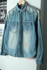 GITMAN VINTAGE ストライプシャツ 16 1/2 ブルー - メルカリ