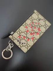 グッチ シュプリーム モノグラム キングスネーク カードウォレット