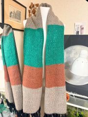 TAAKK BLURRED FLOWER SCARF シルクスカーフ 45×45 - メルカリ