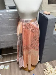 プリーツ ロング丈スカート