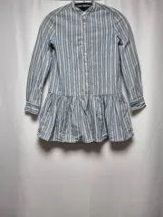 ポロラルフローレン 女の子 ストライプ シャツ ワンピース