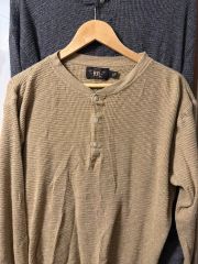 rrlダブルアールエルサーマルヘンリーネックブルーグレーSキムタク着用