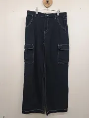 コットン ワイドパンツ 32