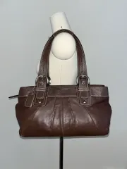 90年代 COACH オールブラウン ショルダーバッグ