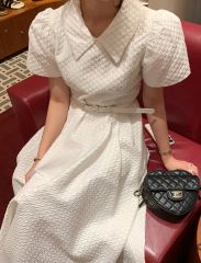 ボーダーズアットバルコニー DENIM QUILTED DRESS デニムキルト - メルカリ