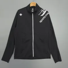 デサント DESCENTE スポーツロゴ ポリ ジップアップ ジャケット 105