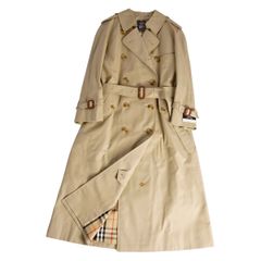 英国製 80年代 BURBERRY トレンチコート ベージュ バーバリー コート
