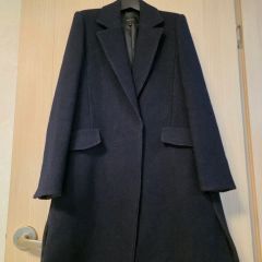 Theory チェスターコート ロング ネイビー Sサイズ【 セオリー
