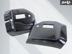 【美品!!】社外 トヨタ 250 ランドクルーザー ランクル フロント アウターカバー 左右 パネル ツヤ有 黒 ブラック 仮付けのみ 外装  棚