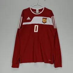 AI 93% アディダス 男110 試合用Tシャツ 春 秋 レッド 05837
