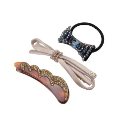 JP Clarisse/Vanessa Delphine ヘアクリップ 3種セット