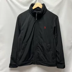正規品/M ポロラルフローレン レッドポニー ブルゾン ブラック スイングトップ ジャケット/アウター