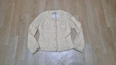 ERMANNO SCERVINO 薄めベージュテーラードジャケット しわ加工 ERMANNO SCERVINO 薄めベージュテーラードジャケット しわ加工 - メルカリ