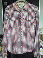Tommy Hilfiger トミーヒルフィガー デニム ウェスタン CHECK シャツ L