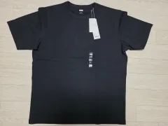 未使用) UNIQLO ユニクロ ブラック 半袖Tシャツ 2枚セット