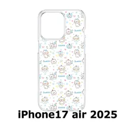 【新品未使用】iPhone17 air 2025 クリア ハードケース (いぬとりんご)犬 総柄 可愛い おしゃれ 癒やし 韓国 cl-cat8-ip17air-447