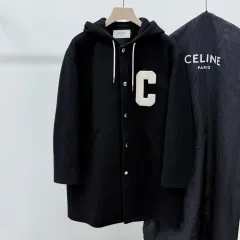 S+級/52 Celine セリーヌ ダブル フェイス ウール コート テディ ジャケットのサムネイル