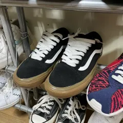 VANS オールドスクール ブラック ガムソール スニーカー