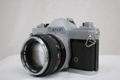 カメラ 【Canon 一眼レフ】Canon FTb QL シルバー 望遠レンズ付き