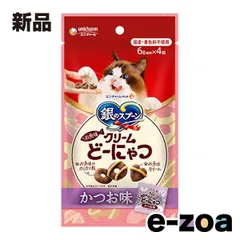 unicharm（ユニ・チャーム） 銀のスプーン おやつ お魚味クリームどーにゃつ かつお味  成猫/ドライ/6g×4袋 銀のスプーン おやつ お魚味クリームどーにゃつ かつお味 24g (2646845)