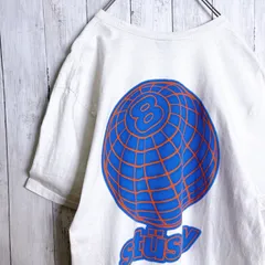 【入手困難】ステューシー STUSSY プラネット 8ボール ホワイト 半袖Tシャツ