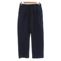 デサント DESCENTE パンツ L 紺 ネイビー ドローストリング ゴムウエスト サイドポケット ロゴ入り /SX ■ECF003のサムネイル