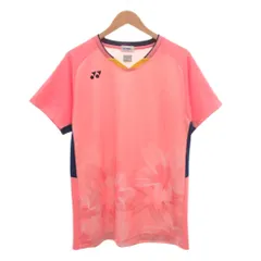 ヨネックス YONEX ゲームシャツ Tシャツ O ピンク 半袖 ラグランスリーブ 花柄 /NU ■ECF004