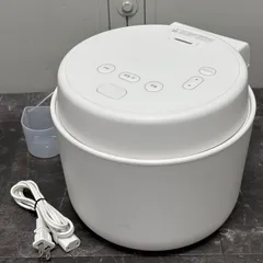☆送料込！美品 無印良品 炊飯器 5.5合 MJ-RC5T 2025年製 ホワイト 調理機能付き シンプルデザイン MUJIのサムネイル